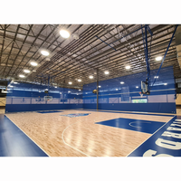 Rideau de séparation personnalisé, rideau de séparation électrique, rideau de séparation pour installations sportives, rideau de séparation suspendu en maille pour terrains