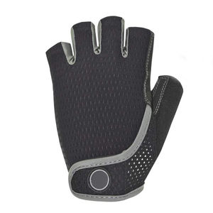 Gants de cyclisme d'hiver personnalisés à demi-doigts, unisexes, doux, légers, antidérapants, avec fermeture auto-agrippante, conception OEM - Product Image 2