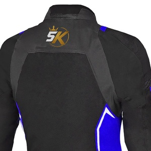 5 Sports <b>Women's</b> Full Sleeve Motorcycle <b>Jacket</b> Black Blue Color Blocked Windproof Waterproof Breathable All Seasons <b>Racing</b> - Product Image 5