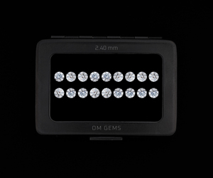 Diamantes cultivados en laboratorio, corte redondo suelto de 2.1-2.5 mm, diamantes cultivados en laboratorio CVD-HPHT, diamantes blancos creados en laboratorio para joyería al por mayor. - Product Image 4