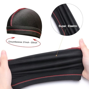 Gorros Durag de Algodón Vintage para Hombre, Estilo Pirata, Protección 360, Cola Larga, Sedosos, Premium, Combo de Gorras Dug-529 al por Mayor - Product Image 4
