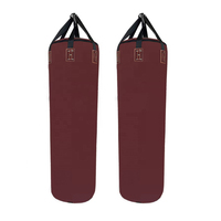 Sac de boxe en cuir robuste, remplissable de sable/eau, hauteur réglable, pour entraînement de MMA, kickboxing, gym et fitness pour adultes