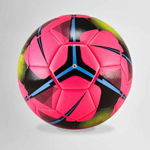 Leather Material Custom Size Manufacturer customized logo printing sports pakistani Soccer Ball Size 5 <b>Machine</b> - Product Image 3