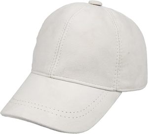 Custom <b>Plain</b> White Suede <b>Baseball</b> <b>Cap</b> 6 Panel Curved Brim Adjustable <b>Baseball</b> Hat OEM ODM - Product Image 2