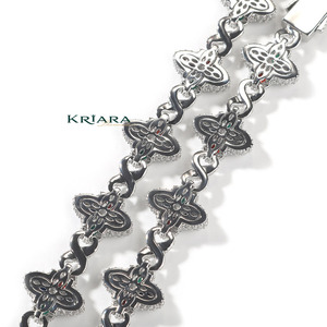 Men's 925 <b>Silver</b> Moissanite <b>Bracelet</b> Flower Shape Round Brilliant Cut Luxury Wedding <b>Bangle</b> - Product Image 2
