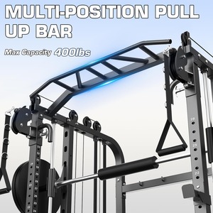 Máquina con pilas de pesas de 220 libras, sistema de gimnasio multifunción para el hogar, rack de potencia, sistema de cable cruzado, entrenamiento de dominadas. - Product Image 5