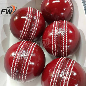 Balle de cricket dure sur mesure de haute qualité, faite à la main, rouge, 4 pièces, pour matchs professionnels et entraînement sportif en extérieur, vente en gros - Product Image 5