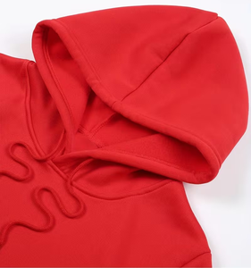 Customizable Men's 100% Cotton Fleece 500g Oversized Pullover Hoodie Personalized Photo/Text Front <b>Back</b> Design Sweatshirt - Product Image 4