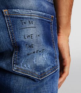 กางเกงยีนส์สำหรับผู้ชายกางเกงยีนส์ผ้าฝ้ายโอเวอร์ไซส์สำหรับใส่ออกกำลังกายในสำนักงานเสื้อผ้าแนวสตรีทซักเบา - Product Image 4