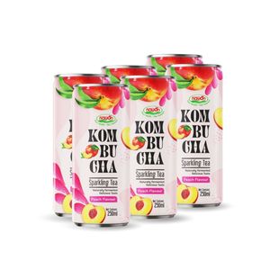 Peach Fermented Tea Private Label Sparkling Berry Drink Wholesale Healthy Refreshment B2B Supply Liquid <b>Beverage</b> Factory - Product Image 3