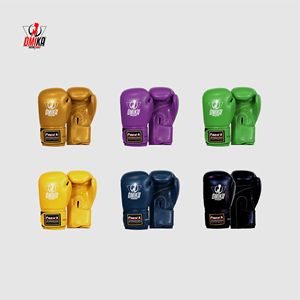 OMIKA Custom OEM Training Lightweight Full Finger Boxing Gloves Premium Leather Adjustable Wrist Strap Breathable Unisex - Product Image 4