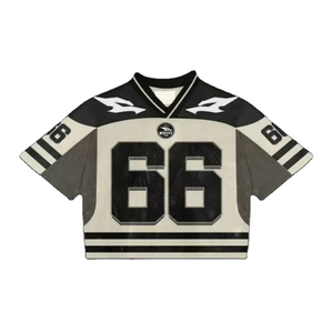 เสื้อวิ่งตาข่ายระบายอากาศทรงโอเวอร์ไซส์ ผ้าฝ้าย 100% น้ำหนักเบา แห้งเร็ว เหมาะสำหรับออกกำลังกาย ฟุตบอล บาสเกตบอล ชุดกีฬาทีม - Product Image 1