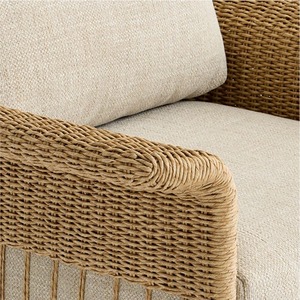 Nuevo Diseño de Sofá Individual para Exteriores, Sofás de Jardín de Aluminio con Ratán Sintético Impermeable - Amora - Product Image 5