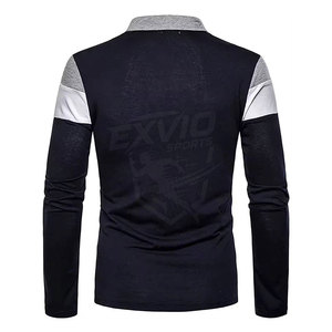 Chemises polo à manches longues pour hommes, prix d'usine, haute qualité, best-sellers - Product Image 2