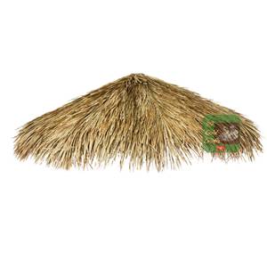 Most Popular 2.4m 2.5m Palm Leaf Thatch Umbrella with Durable Bamboo Pole For Beach Coastal Area - Product Image 3