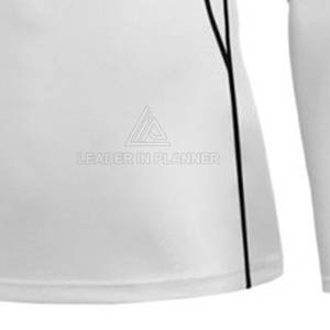 เสื้อคอมเพรสชั่นแขนยาวสีพื้นสำหรับผู้ชาย รับสกรีนโลโก้ เสื้อคอมเพรสชั่นผู้ชายสไตล์ใหม่ - Product Image 6