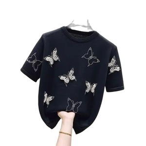 2026 New Trend Cotton Jersey Printed T-Shirt Unisex Luxury Style Short Sleeve Casual Front Logo Autumn Winter Tee - Product Image 1