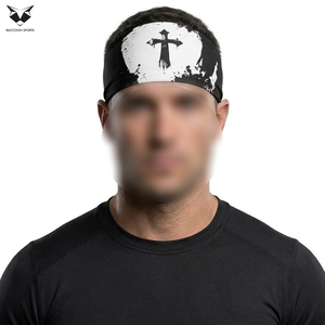 Nueva Diadema Deportiva de Béisbol Transpirable con Estampado Cruzado, Hecha a Medida, de Alta Elasticidad y con Tecnología de Absorción de Humedad, Precio al por Mayor - Product Image 5