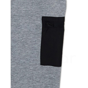 Conjunto Deportivo con Capucha y Cremallera Completa para Niños, Color Gris Sólido, Sudadera Informal con Bolsillos Laterales, Transpirable, para Otoño - Product Image 5