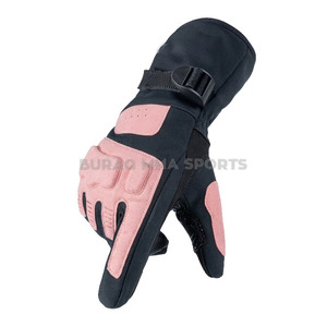 Gants de moto en cuir personnalisés avec fibre de carbone, imperméables pour l'hiver, unisexes - Product Image 3