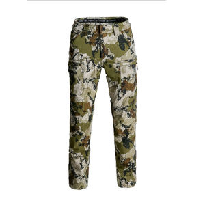 Pantalon cargo décontracté pour homme en laine, coupe droite, séchage rapide, léger, taille mi-haute, avec braguette boutonnée et plusieurs poches, service OEM - Product Image 3
