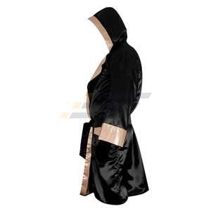New Latest Design Best Selling <b>Boxing</b> <b>Robes</b> for Men High Quality <b>Boxing</b> <b>Robes</b> With Hood With Customized Logo and Design - Product Image 2