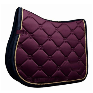 Tapis de selle polyvalent personnalisé pour le dressage et l'équitation anglaise, en coton, polyester, doublure en polycoton avec mousse satinée - Product Image 4