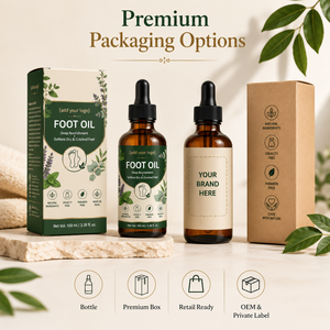 Huile pour les pieds à base de plantes de qualité supérieure, huile de soin des pieds, OEM, ODM, marque privée, vente en gros, fabricant, qualité d'exportation - Product Image 5