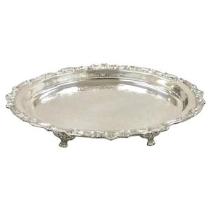 2025 Qian Hu Luxury Vintage Polished Cast Iron Metal <b>Serving</b> Tray <b>Set</b> with Gold Plating Elegant Fruit Trays <b>Dishes</b> for Food Use - Product Image 1