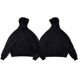 Sudadera con capucha de diseño retro americano con textura arrugada para hombre y mujer, de corte holgado y manga larga. - Product Image 6