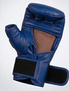Guantes de Boxeo de Medio Dedo, de Cuero PU, para Entrenamiento y Sparring, para MMA, Muay Thai, Kickboxing, KLTW INT'L KL-MMA-001 - Product Image 5