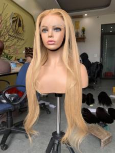Extensiones de Cabello Humano Vietnamita 100% Natural, Sin Procesar, con Gorro de Domo, Suave, Sedoso, Liso, Ondulado, Virgen, Rubio, Super Double Drawn, Hecho a Máquina - Product Image 4