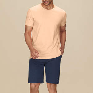 เสื้อยืดผู้ชายคุณภาพพรีเมียม ผ้าฝ้าย 100% สีพื้น เนื้อผ้านุ่ม ระบายอากาศได้ดี กันยับ เป็นมิตรกับสิ่งแวดล้อม สไตล์ลำลองแนวสตรีท - Product Image 6