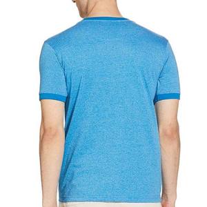 High Quality 280gsm Heavy Weight Men's <b>Ring</b> T Shirts 100% Cotton Streetwear Blank Custom Logo Golf ringer T Shirt Solid Pattern - Product Image 4