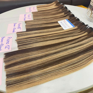 Producto Popular, Cabello Humano Vietnamita Liso Negro y de Colores, Sin Caída ni Enredos - Product Image 6