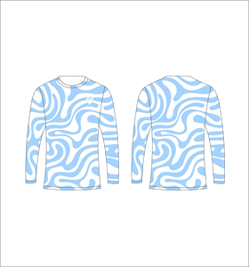 T-shirt à manches longues pour homme, motif abstrait étoile céleste géométrique, col rond, décontracté, streetwear, hauts pour la gym et l'entraînement - Product Image 3