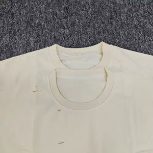 Camisetas Vintage Desgastadas al por Mayor en Línea 2026, Camisetas de Calle de Algodón Grueso con Logotipo Impreso para Unisex - Product Image 5