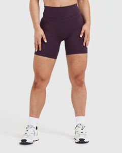 Nouveaux shorts de compression bleu myrtille pour femmes, taille haute, avec ceinture de compression, anti-transpiration - Product Image 1