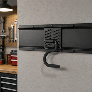 Universal Heavy-duty Steel Slat Wall Storage <b>Hooks</b> Garage Hanging Organizer for Shovel Garden Equipment Multi-Purpose GAPGAR011 - Product Image 1