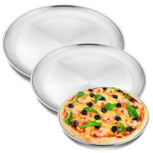 Plaque à pizza perforée et plateau à frites pour four, en acier au carbone robuste, avec revêtement antiadhésif pour une cuisson facile à la maison - Product Image 4