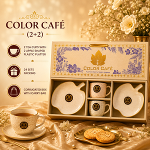 Juego de Té Floral de Lujo en Caja de Regalo, Tetera de 6 Tazas, Juego de Té de Cerámica y Plástico en Caja, Logotipo Personalizado Serigrafiado, Artículos Promocionales para Bebidas - Product Image 3