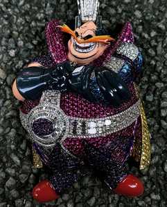 Colgante Personalizado de Personajes Hiphop con Incrustaciones de Diamantes, 100% Aprobado por el Probador de Diamantes, Plata S925, Moissanita VVS - Product Image 2