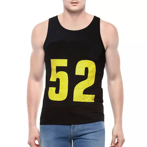 เสื้อกล้ามออกกำลังกายผู้ชาย ดีไซน์ใหม่ ระบายอากาศได้ดี คุณภาพสูง สินค้ามาใหม่ เสื้อผ้าฟิตเนสสำหรับผู้ชาย MOQ ต่ำ - Product Image 1