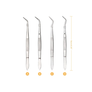 Surgical Thumb Dressing Forceps Precision Tissue Handling Tool Stainless Steel Medical Instrument for Healthcare - Product Image 1