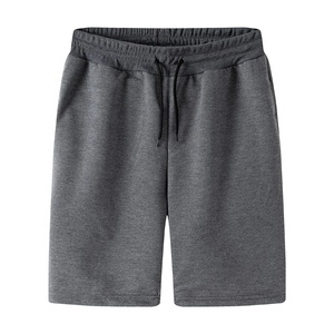 Pantalones cortos deportivos OEM de algodón de rizo francés para hombre al por mayor, pantalones cortos informales personalizados para entrenamiento, pantalones cortos deportivos sólidos de gran tamaño para gimnasio - Product Image 3