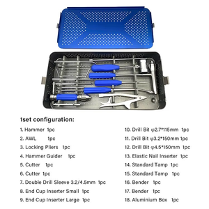 2026 Instruments orthopédiques pour clouage élastique, Kit d'instruments de clouage, Clouage intramédullaire élastique stable - Product Image 4
