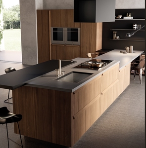 Meubles de cuisine pliables sur mesure en MDF RTA JY Project – Ensemble complet de luxe moderne et modulaire – Vente en gros directe usine Vietnam – Prêts à assembler - Product Image 2