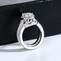 Ensemble de fiançailles et de mariage en moissanite de luxe de 3 carats, forme poire, argent sterling 925, bague empilable, cadeau d'anniversaire pour femme
