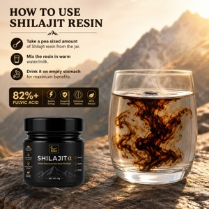Résine de Shilajit la plus vendue 15g 100% pure et originale de l'Himalaya, riche en acides fulviques et humiques et en plus de 85 oligo-éléments - Product Image 3