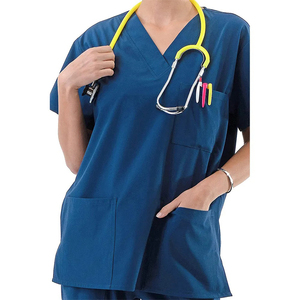 Uniforme Médico de Alta Calidad, Conjunto de Ropa de Trabajo, Tela Jersey de Secado Rápido, Transpirable y Cómodo, Personalizable, Unisex para Hombre - Product Image 3